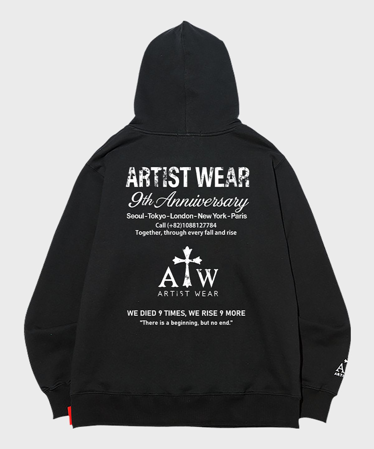 아티스트웨어(ARTISTWEAR) [ATW] 라이즈나인 후드집업