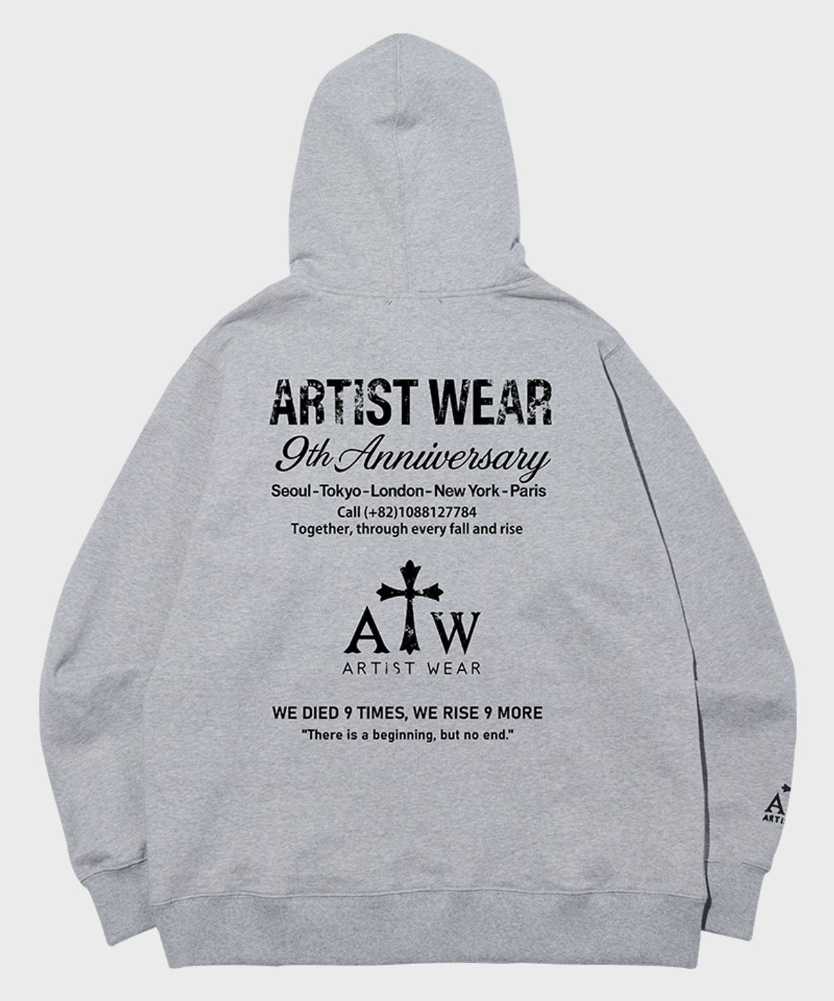 아티스트웨어(ARTISTWEAR) [ATW] 라이즈나인 후드집업