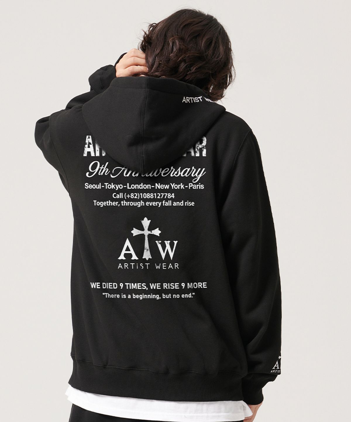 아티스트웨어(ARTISTWEAR) [ATW] 라이즈나인 후드집업