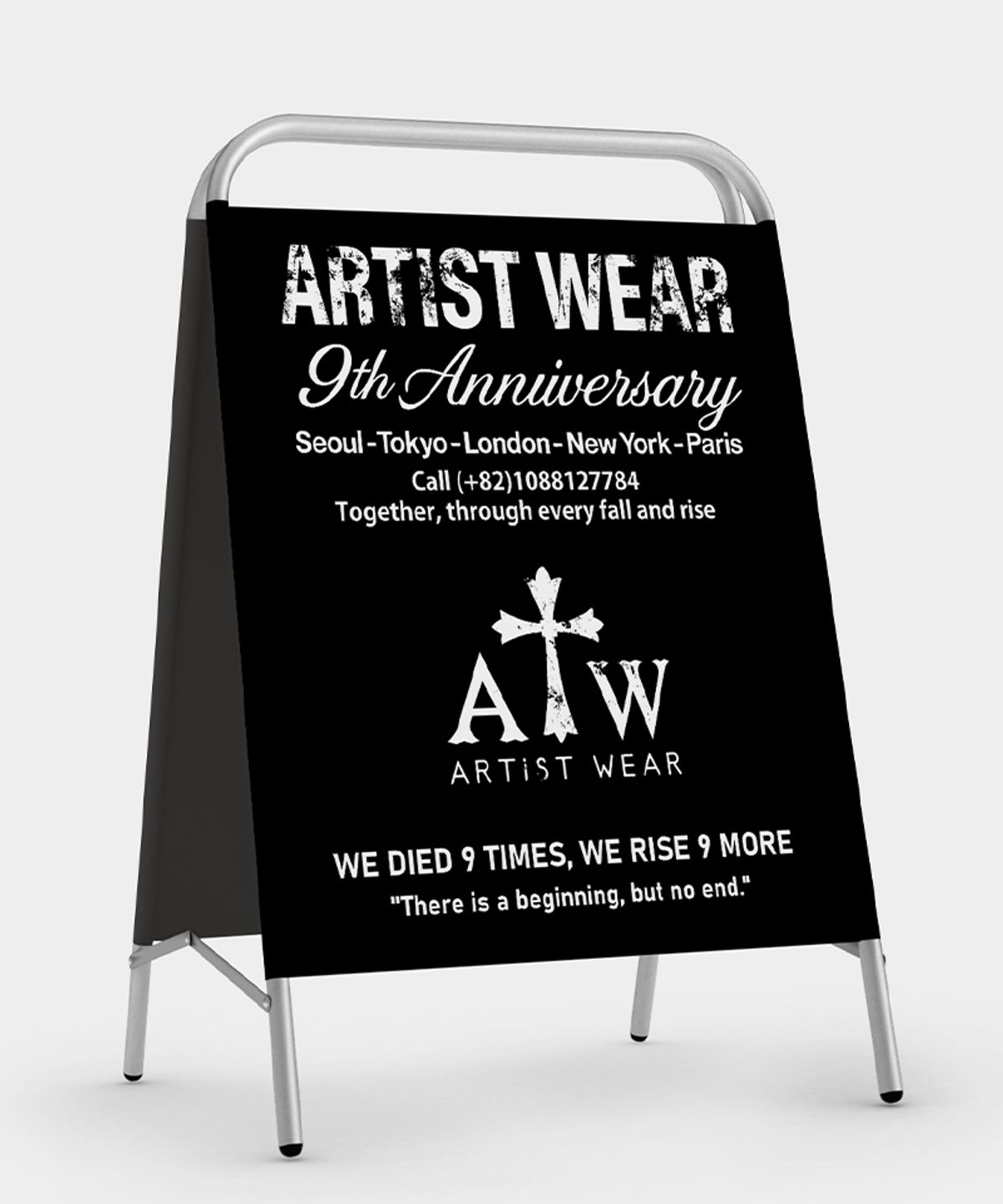아티스트웨어(ARTISTWEAR) [ATW] 라이즈나인 후드집업