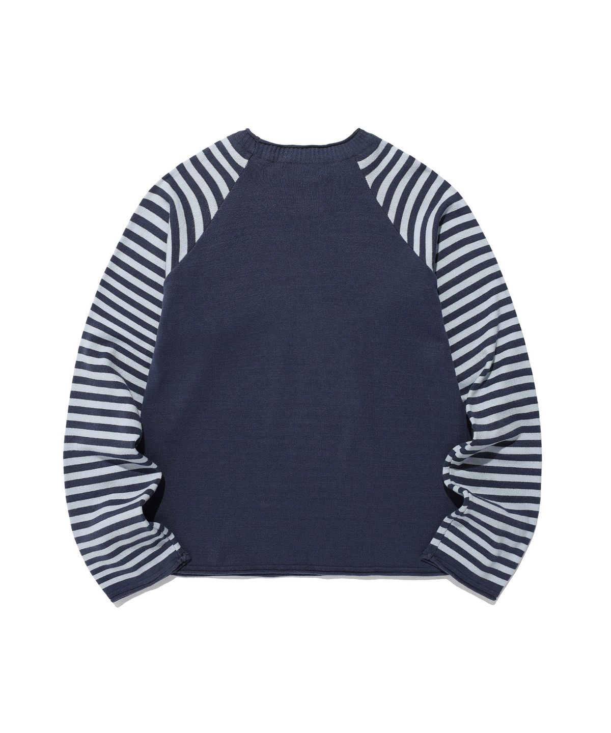 이스트쿤스트(ISTKUNST) STAR STRIPE RAGLAN KNIT_NAVY(IK2FFMK600A)