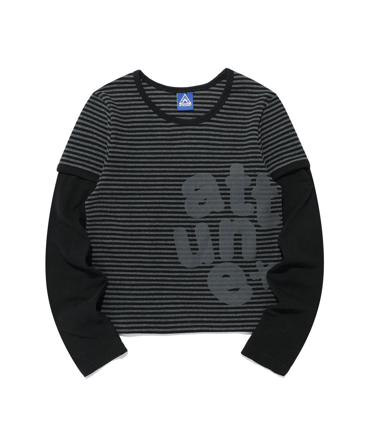 이스트쿤스트(ISTKUNST) ATTUNE ST LAYERD L/S TEE_BLACK(IK2FFFT552A)