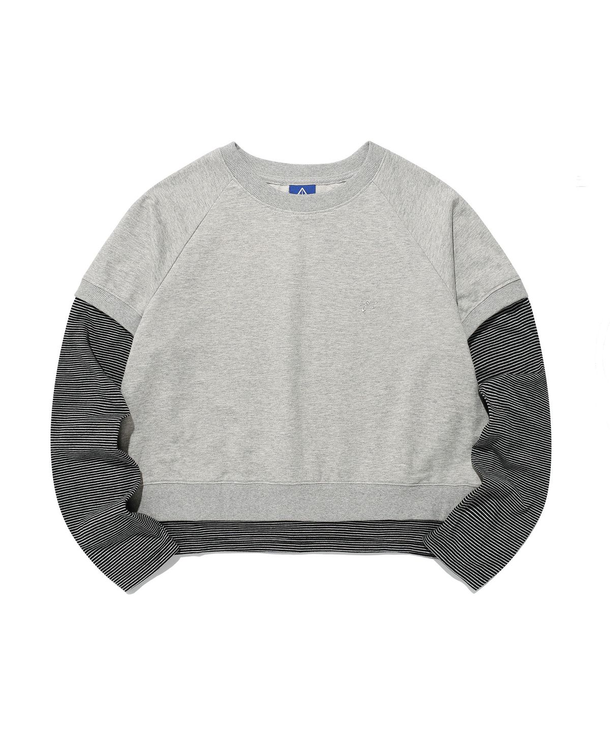 이스트쿤스트(ISTKUNST) LAYERD RAGLAN ST L/S TEE_GREY(IK2FFFT553A)