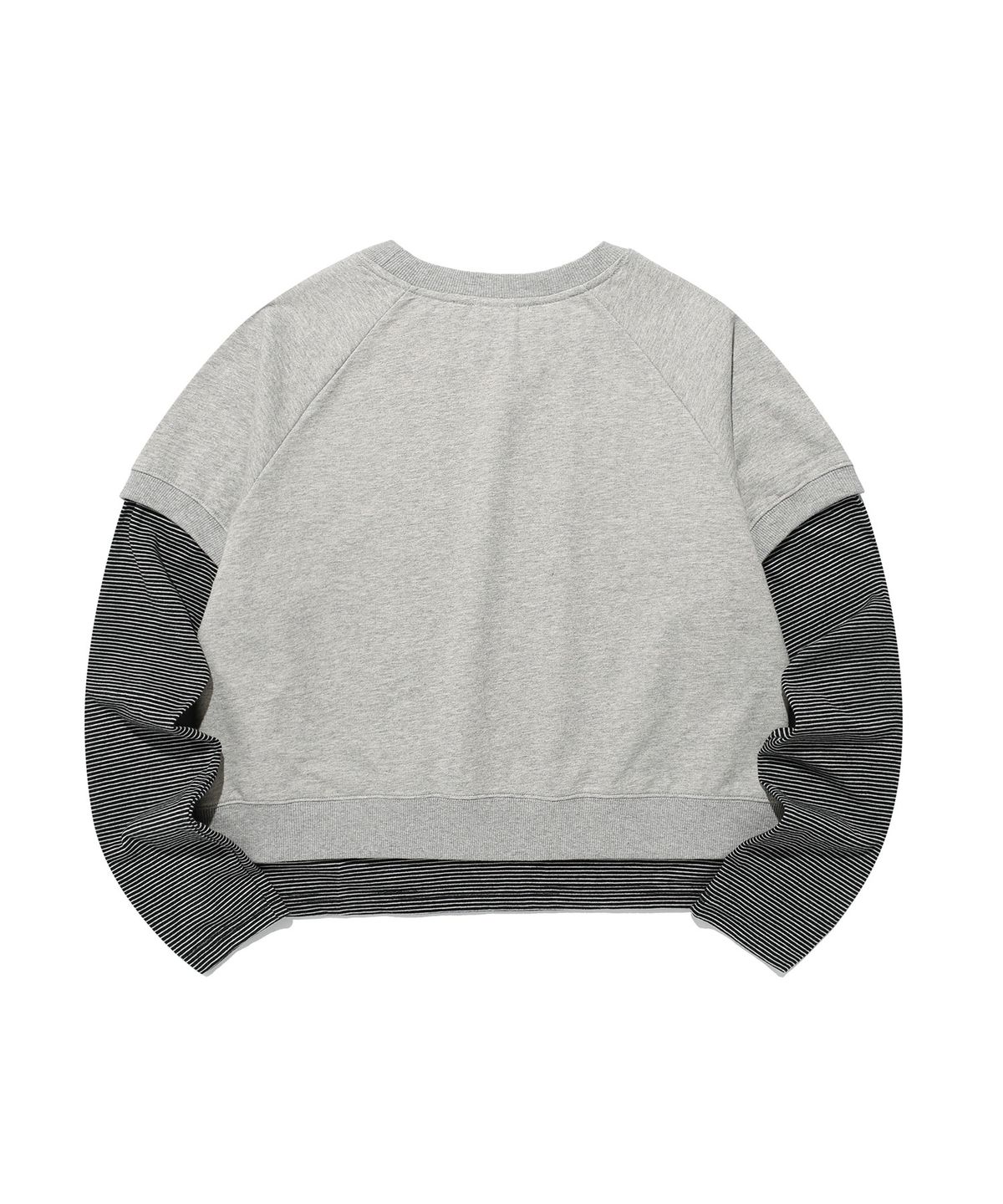 이스트쿤스트(ISTKUNST) LAYERD RAGLAN ST L/S TEE_GREY(IK2FFFT553A)