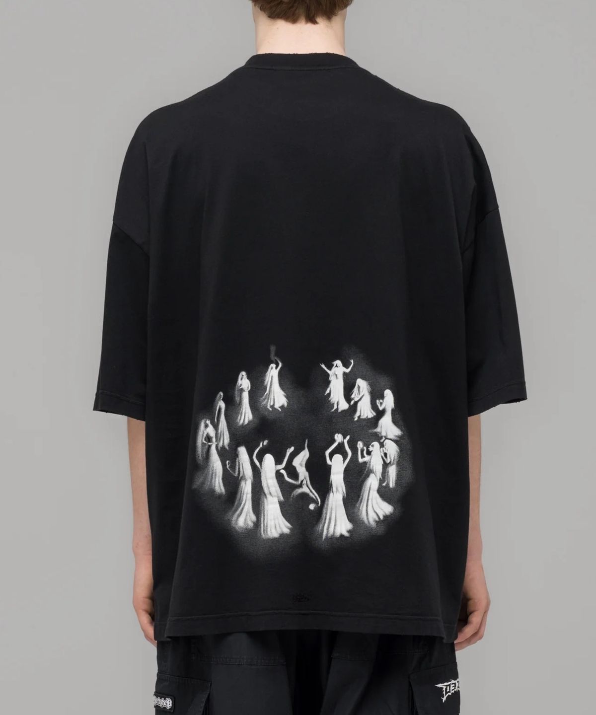 032씨(032C) (U) 헨젤 앤 그레텔 오버사이즈드 티셔츠 워시드 블랙 HANSEL AND GRETEL OVERSIZED T-SHIRT WASHED BLACK
