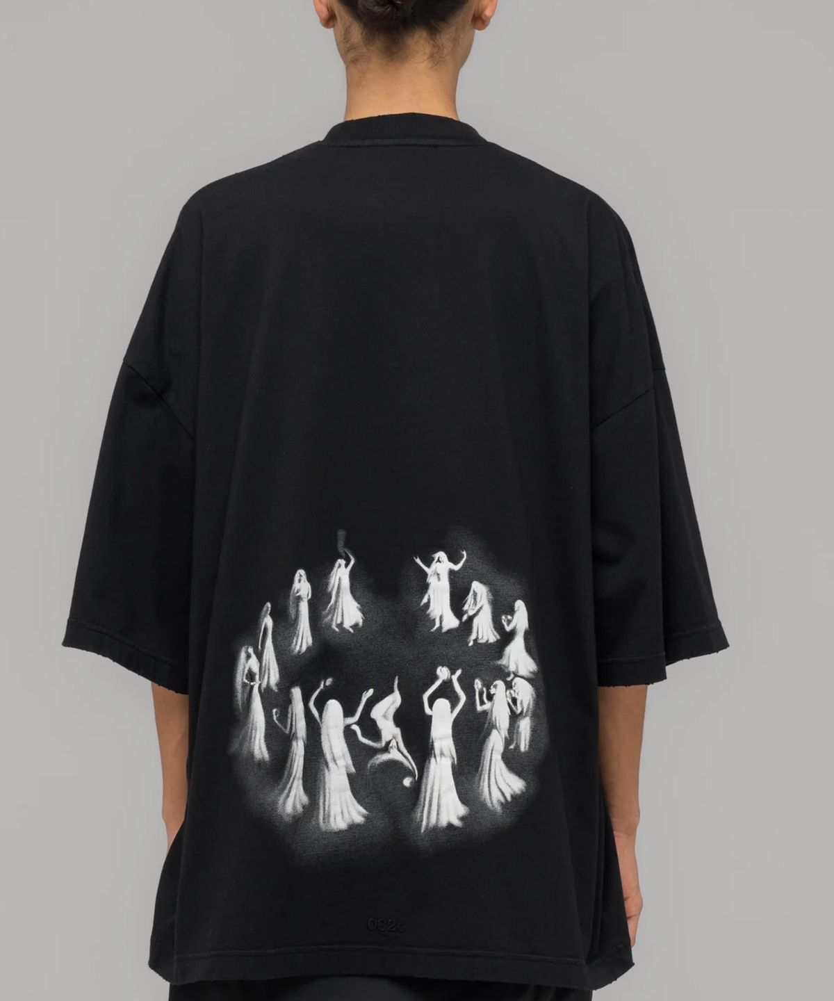 032씨(032C) (U) 헨젤 앤 그레텔 오버사이즈드 티셔츠 워시드 블랙 HANSEL AND GRETEL OVERSIZED T-SHIRT WASHED BLACK
