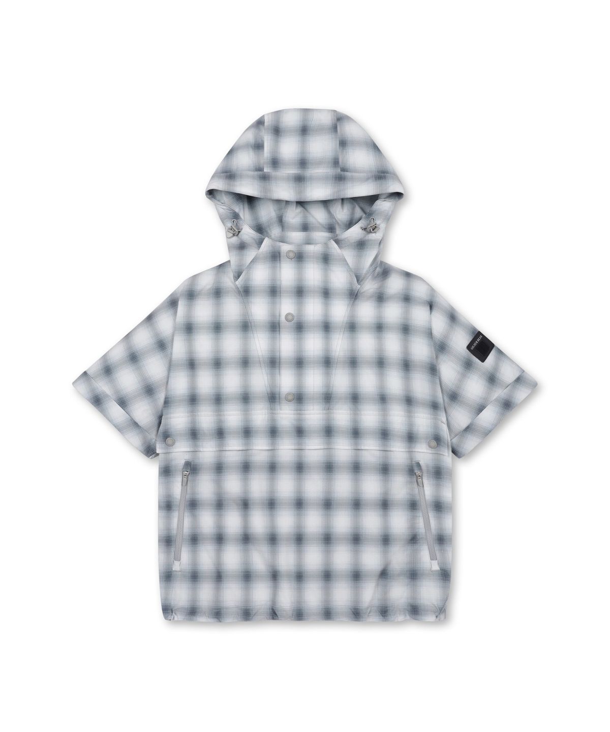 골든베어(GOLDEN BEAR) (W) Check Pattern Short Sleeve Anorak G5UAW25741GYX