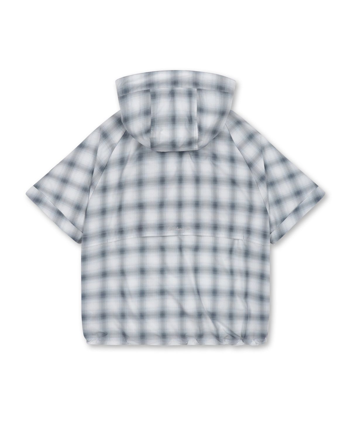 골든베어(GOLDEN BEAR) (W) Check Pattern Short Sleeve Anorak G5UAW25741GYX