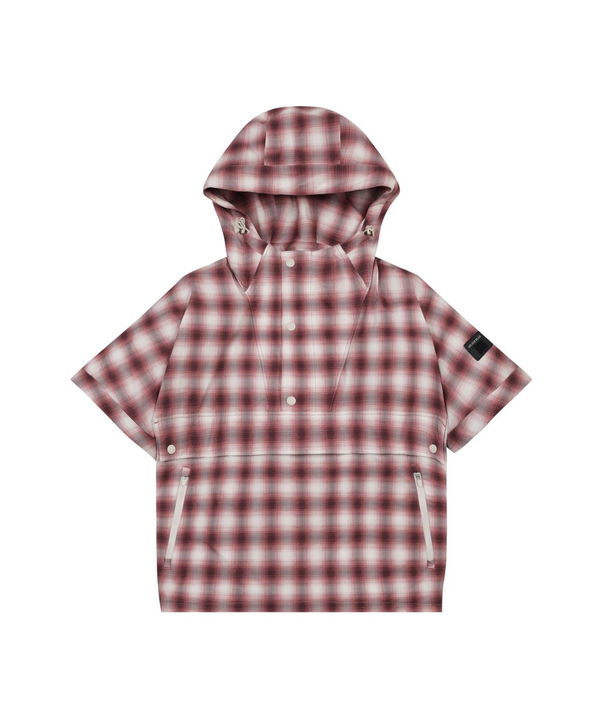 골든베어(GOLDEN BEAR) (W) Check Pattern Short Sleeve Anorak G5UAW25741WIX
