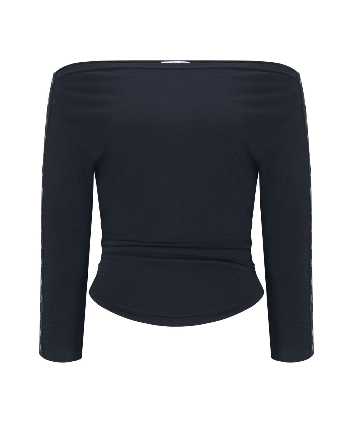 플리즈노팔로우(PLEASENOFOLLOW) Lexi Hooked Shirring top (Black)
