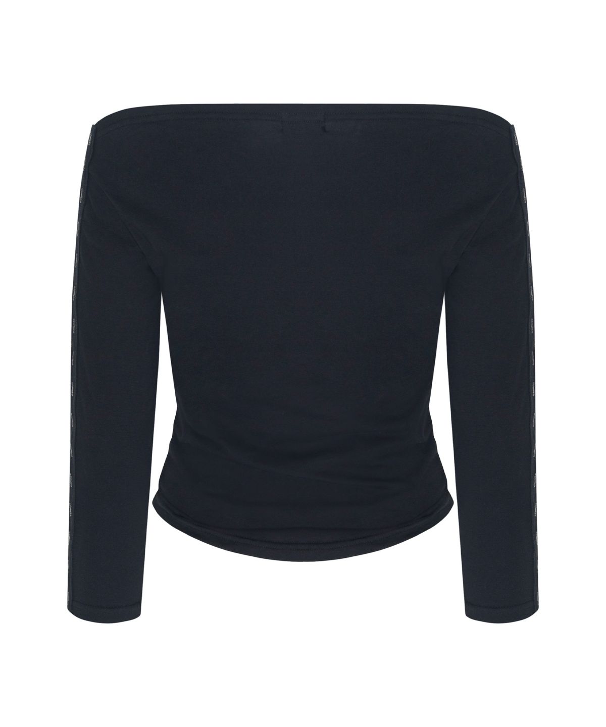 플리즈노팔로우(PLEASENOFOLLOW) Lexi Hooked Shirring top (Black)