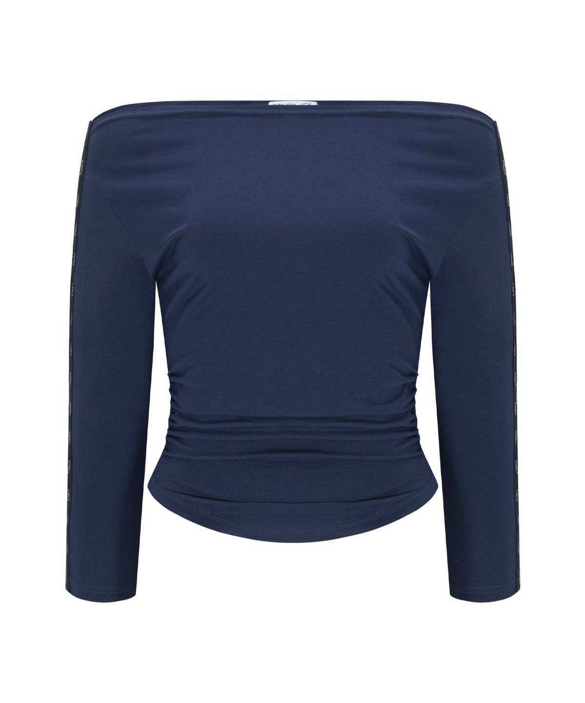 플리즈노팔로우(PLEASENOFOLLOW) Lexi Hooked Shirring top (Blue Navy)