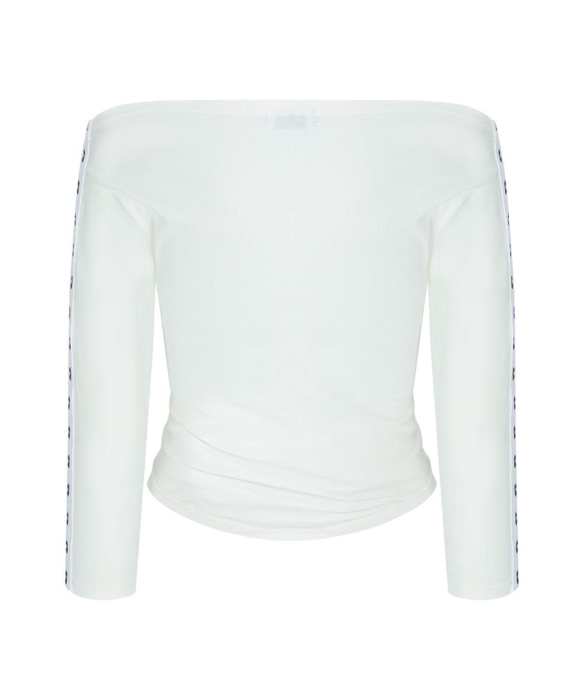 플리즈노팔로우(PLEASENOFOLLOW) Lexi Hooked Shirring top (White)