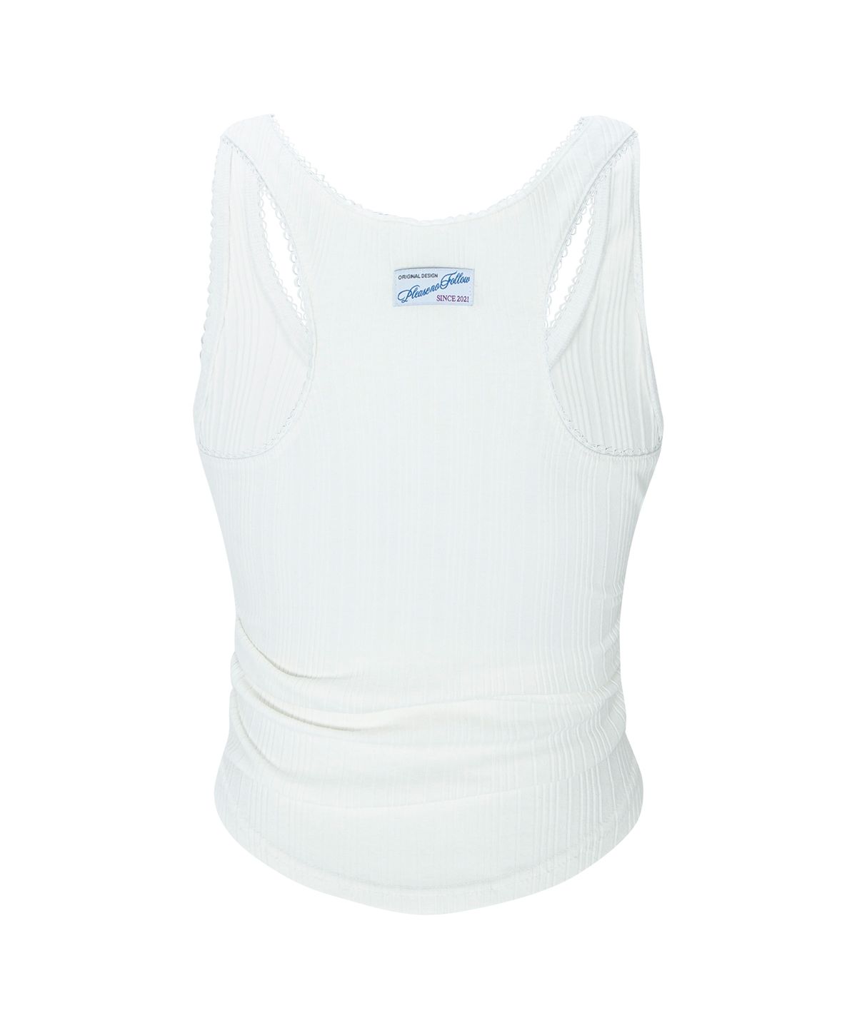 플리즈노팔로우(PLEASENOFOLLOW) Ella Lace Sleeveless Top (Ivory)