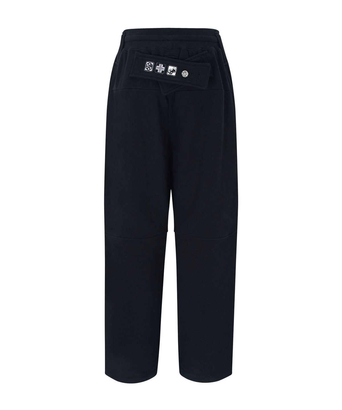 플리즈노팔로우(PLEASENOFOLLOW) North Wide Sweat Pants (Black)