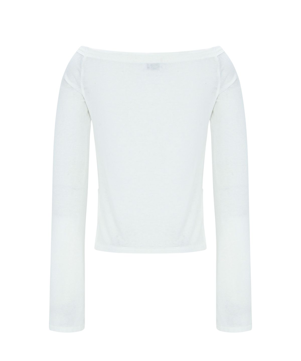 플리즈노팔로우(PLEASENOFOLLOW) Maddie Union Jack Long Sleeve Top (White)