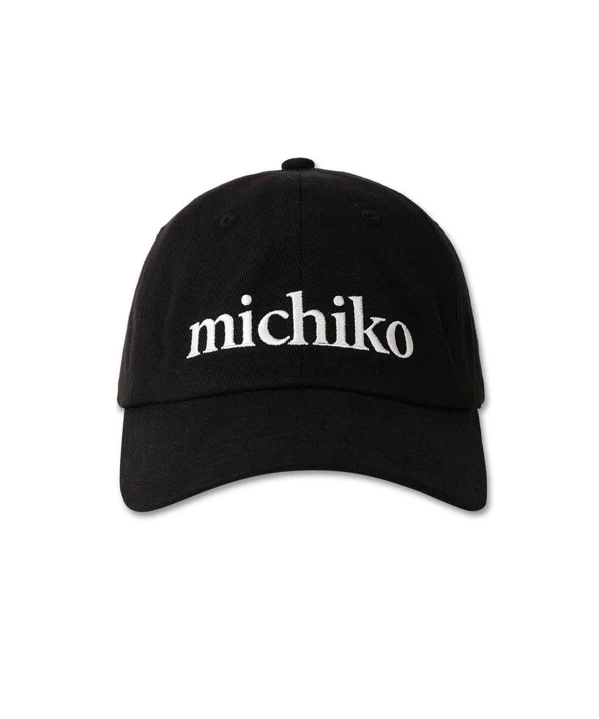 미치코런던 코시노(MICHIKO LONDON KOSHINO) 미치코 코튼 볼 캡 블랙