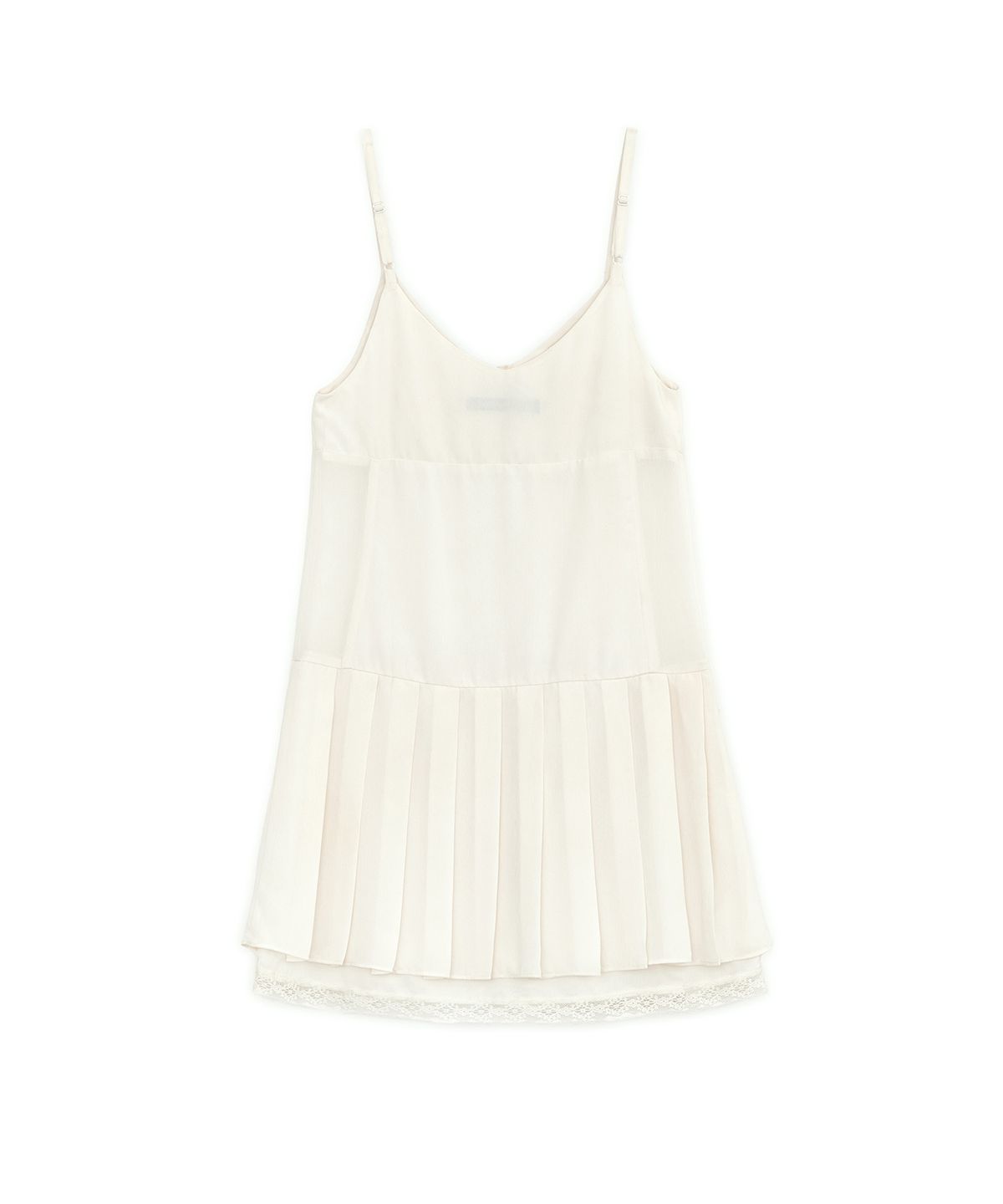 썬번프로젝트(SUNBURNPROJECT) Lace Pleats Midi One-piece, IVORY