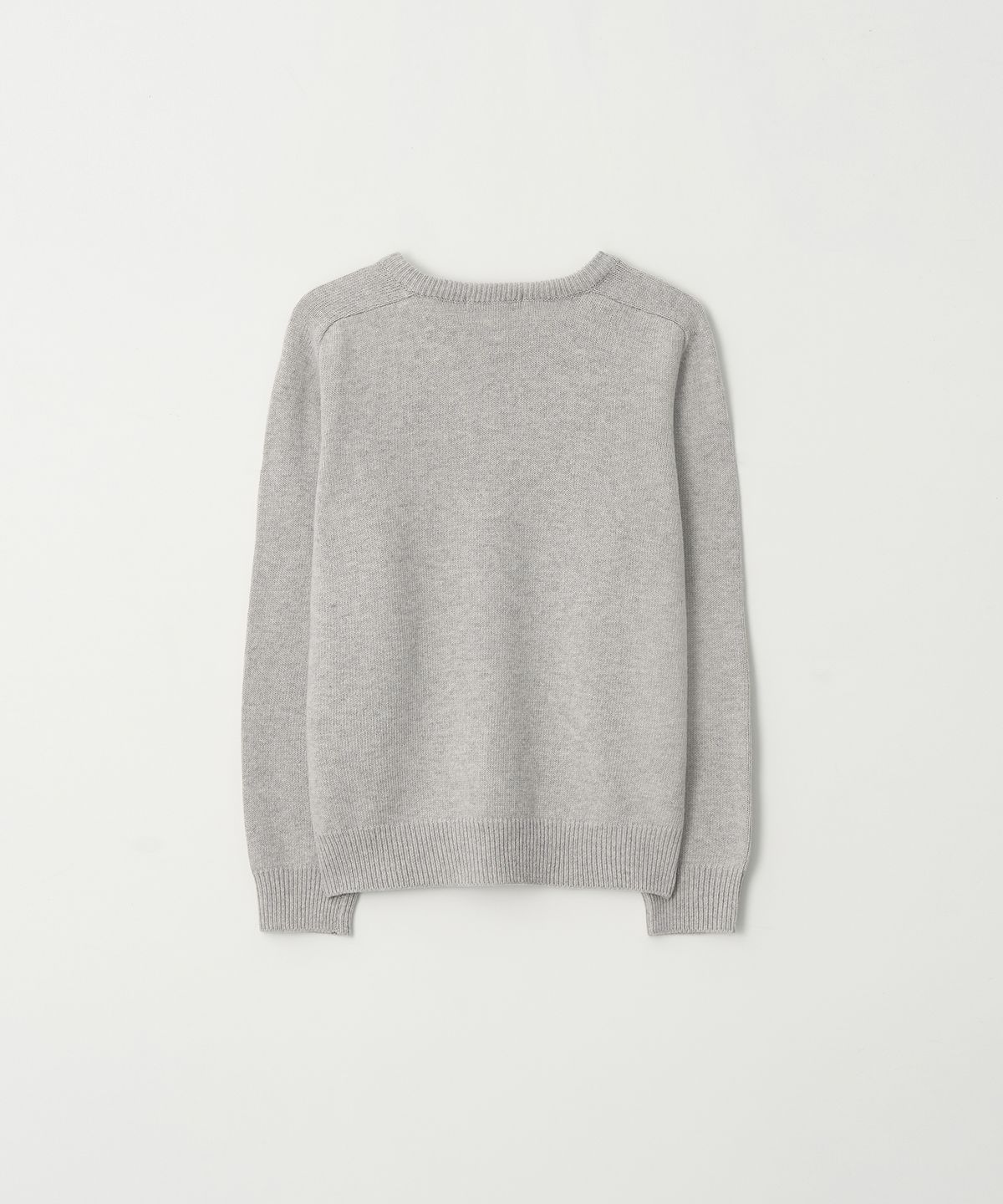 플로즈룸(FLAWSROOM) Fine Wool V Neck Knit GREY