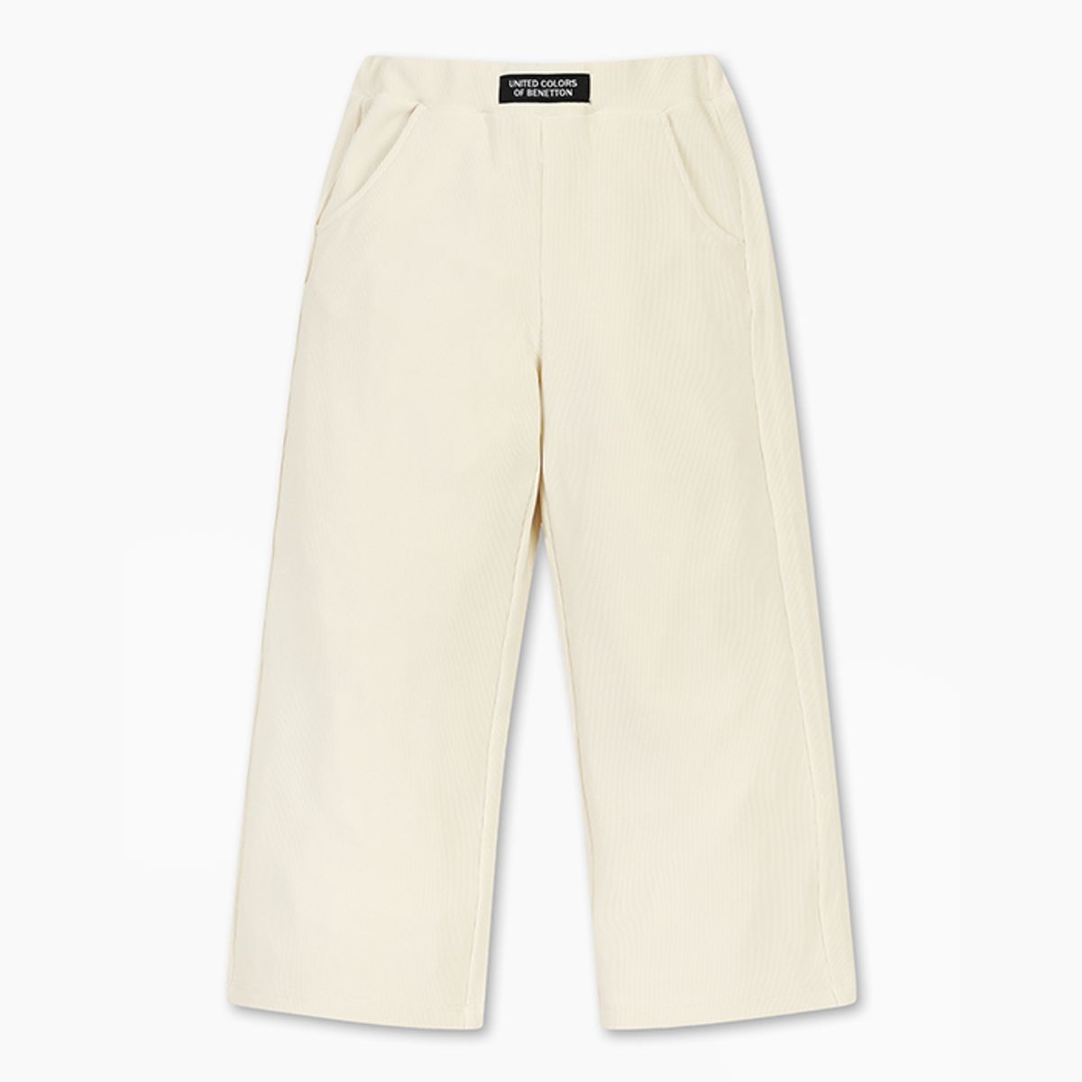 베네통키즈(BENETTONKIDS) 루즈핏 져지 팬츠_QALG08541IV