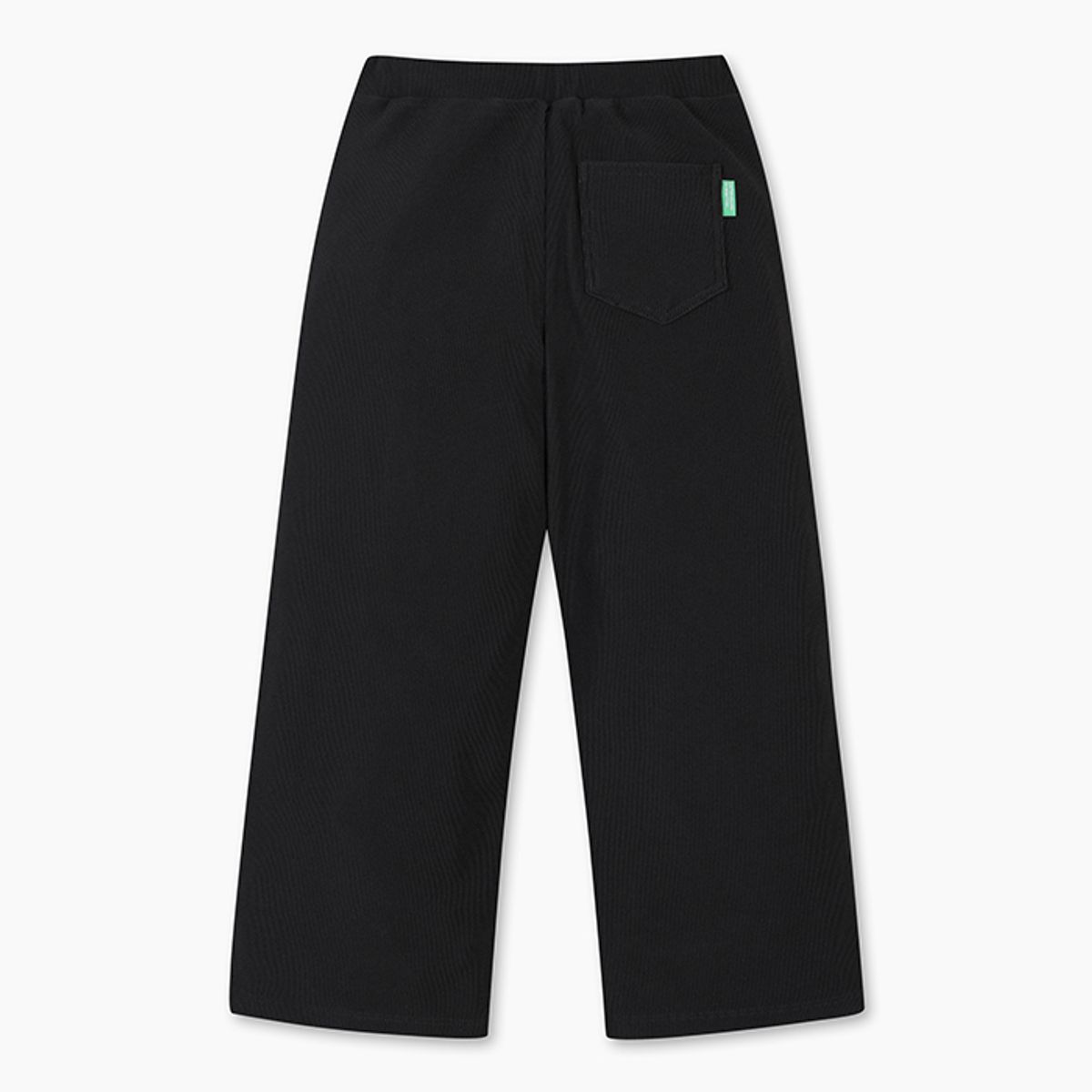 베네통키즈(BENETTONKIDS) 루즈핏 져지 팬츠_QALG08541BK