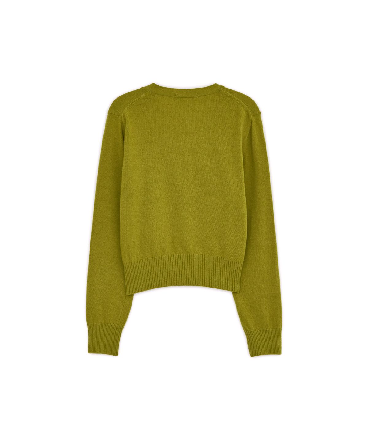 썬번프로젝트(SUNBURNPROJECT) Cashmere Basic V-neck Cardigan, OLIVE