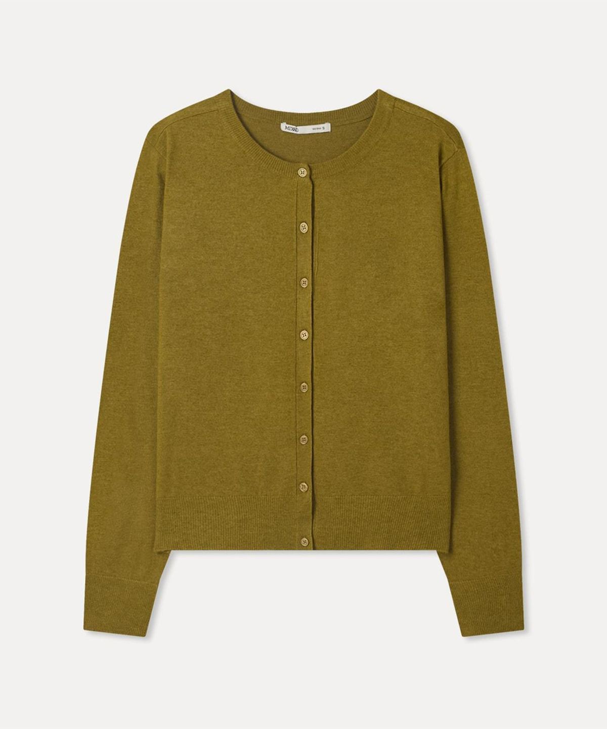 미쏘(MIXXO) 에센셜 라운드넥 가디건_MIWCKG910T