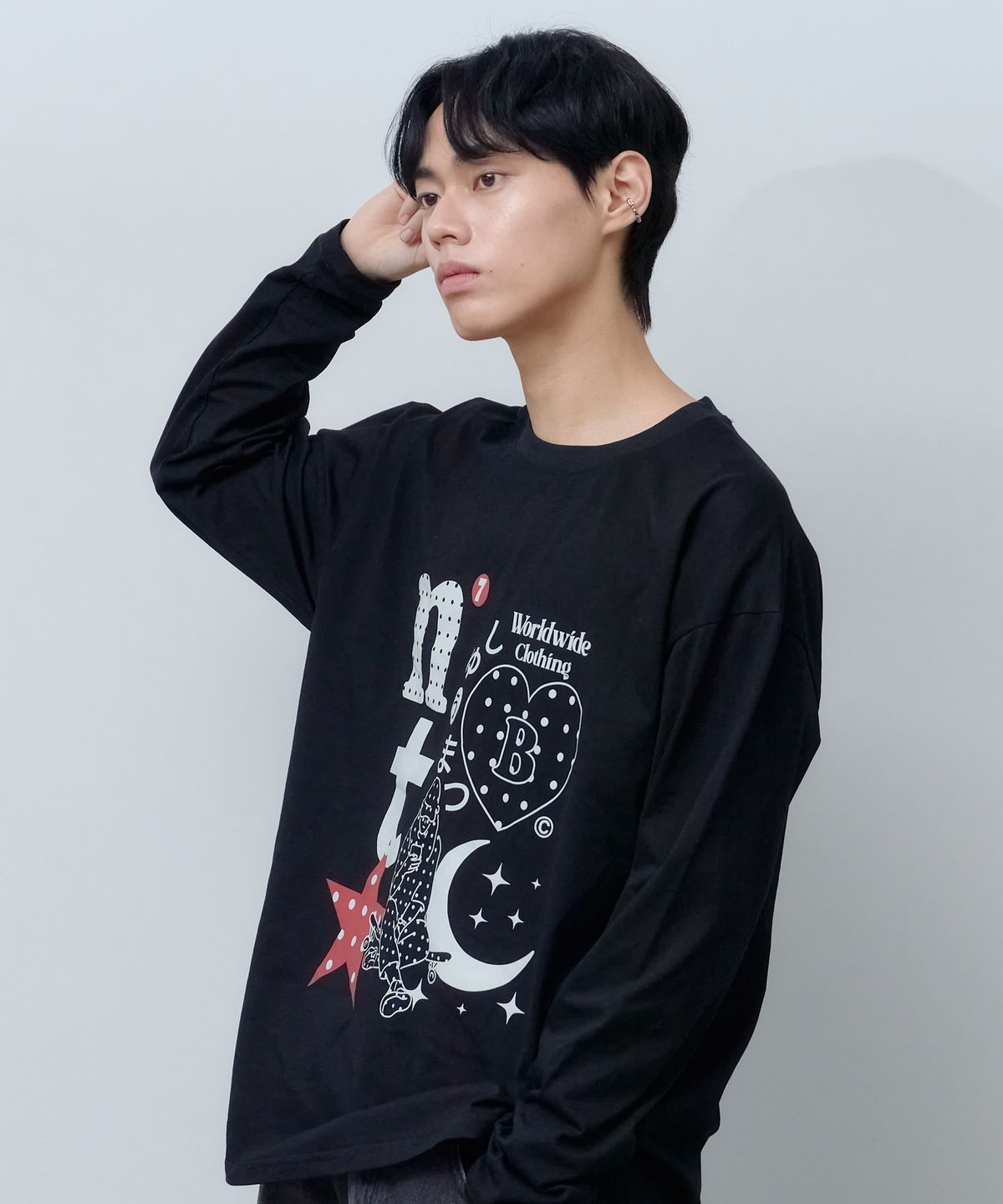 엔티비씨(NTBC) 슈마츠 도트 롱 슬리브 티셔츠 (2COLOR)