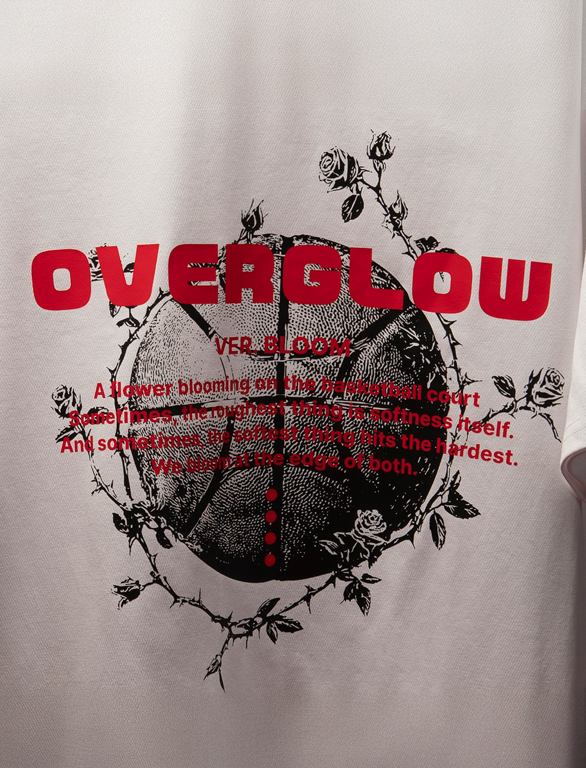 스티즈(STIZ) FLOWER WITH BALL HALF T-SHIRTS