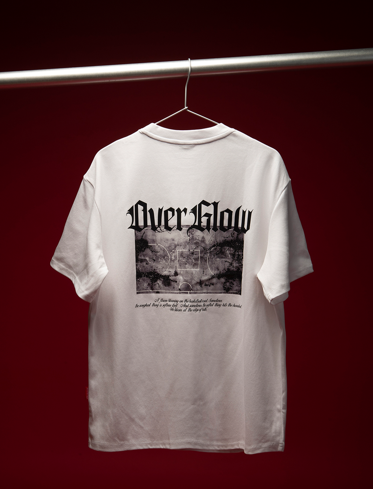스티즈(STIZ) OVERGLOW BACK COURT OVERSIZE HALF T-SHIRTS