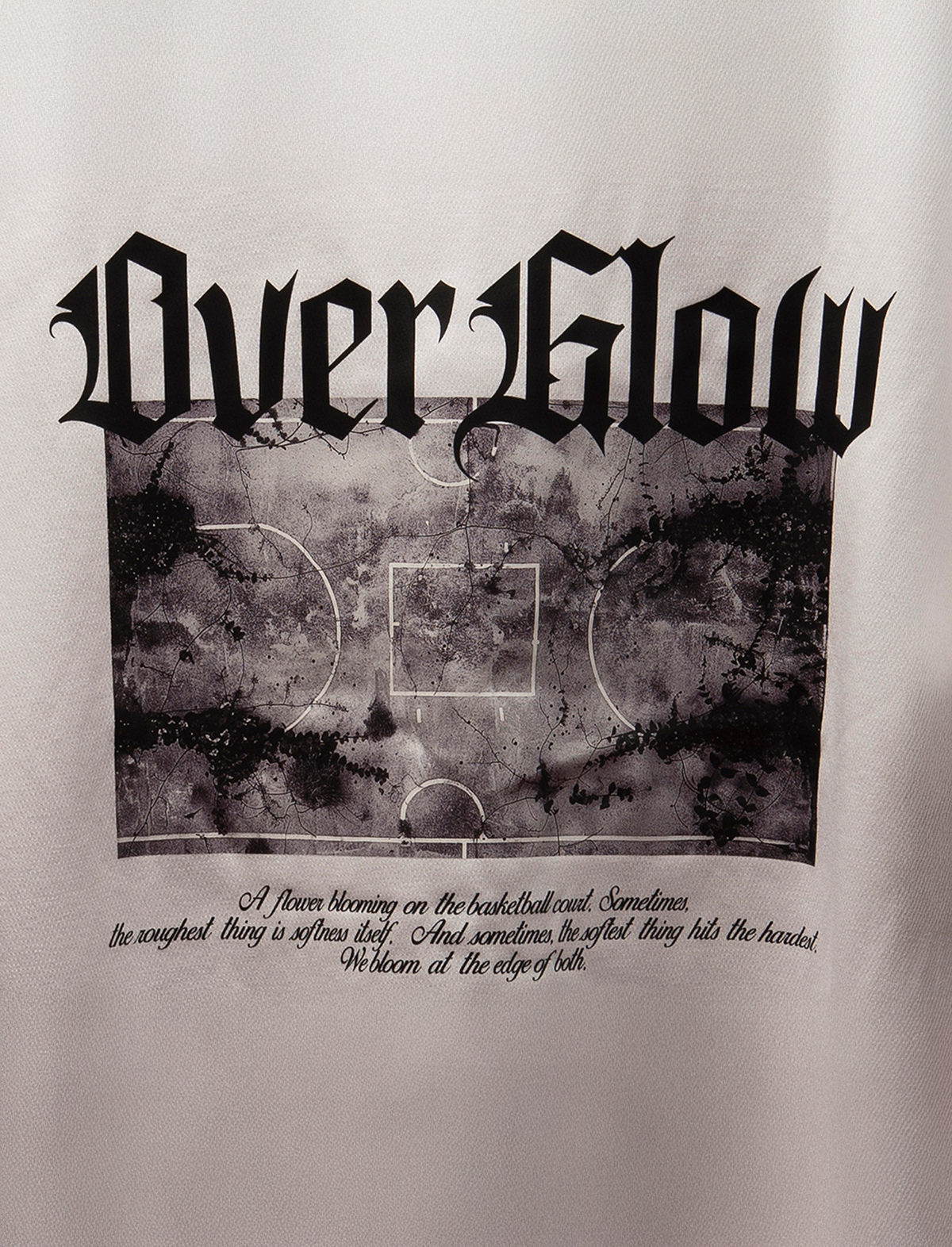 스티즈(STIZ) OVERGLOW BACK COURT OVERSIZE HALF T-SHIRTS