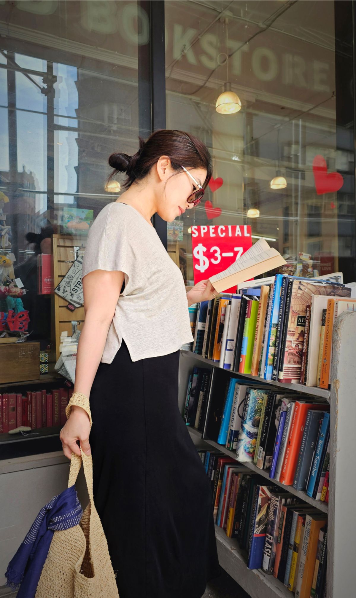 엘리초이(ELLY CHOI) CHELSEA LINEN KNIT BOX TOP