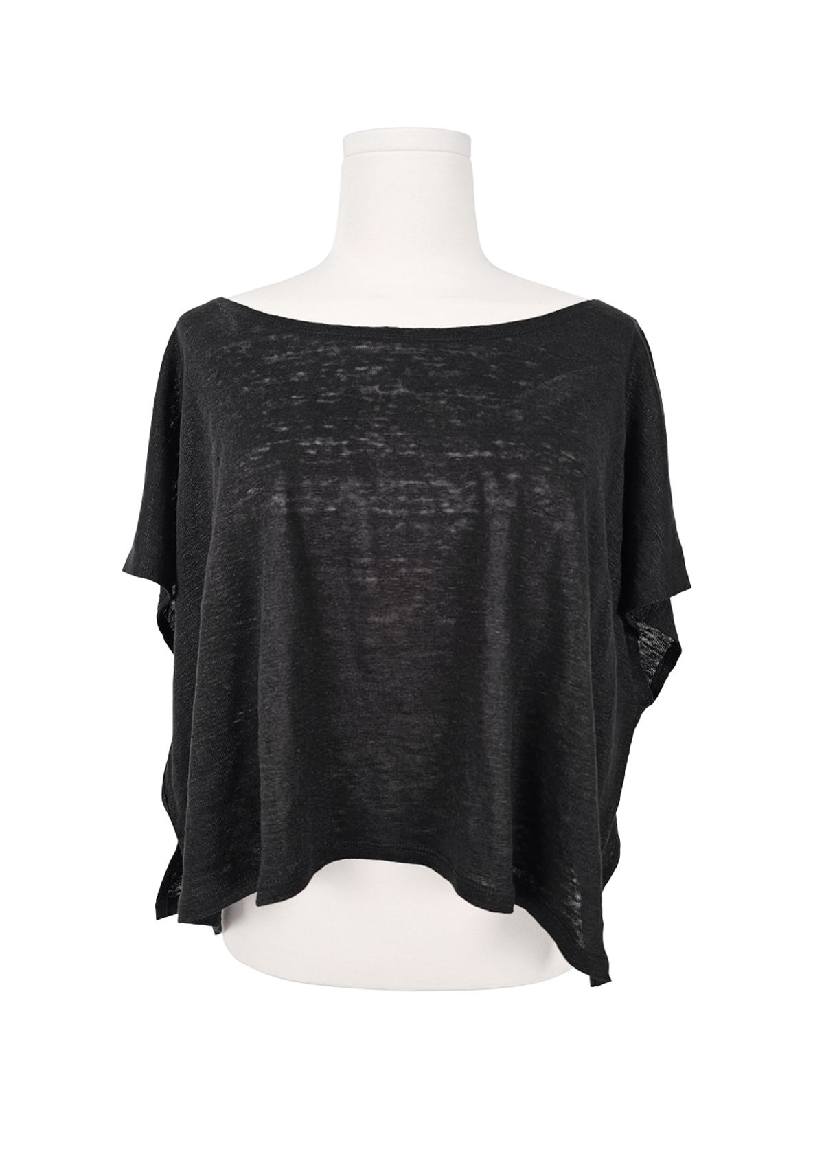 엘리초이(ELLY CHOI) CHELSEA LINEN KNIT BOX TOP