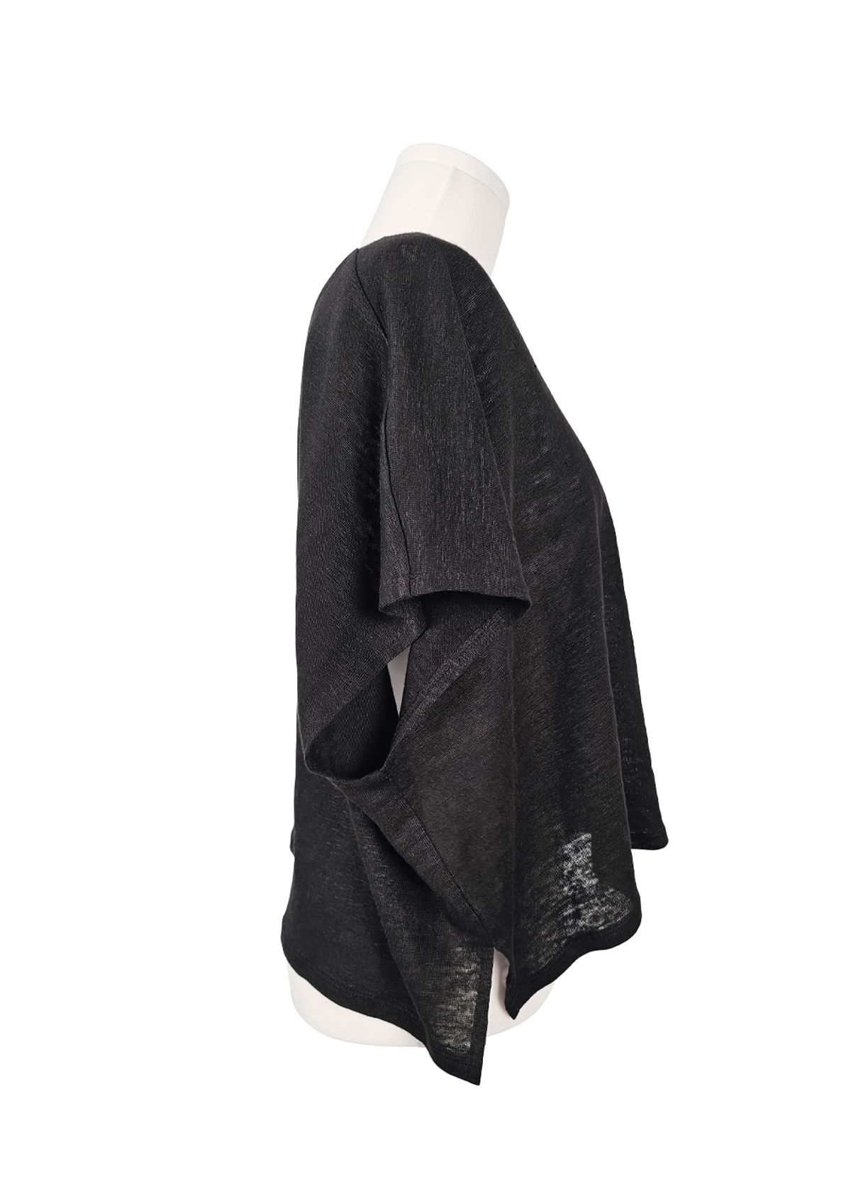 엘리초이(ELLY CHOI) CHELSEA LINEN KNIT BOX TOP