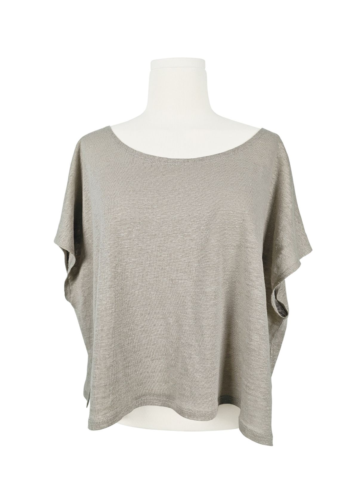 엘리초이(ELLY CHOI) CHELSEA LINEN KNIT BOX TOP