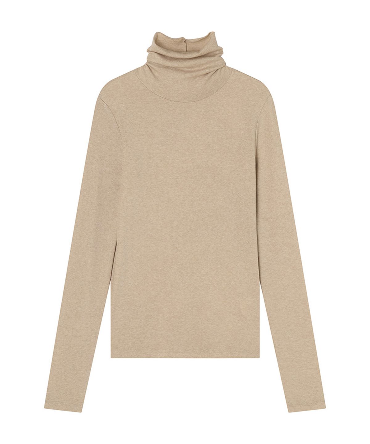 메이버유(MAYVERU) Lenna wool turtleneck t-shirt _ Beige