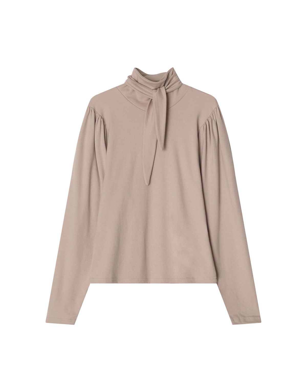 메이버유(MAYVERU) Linge tie t-shirt _ Beige