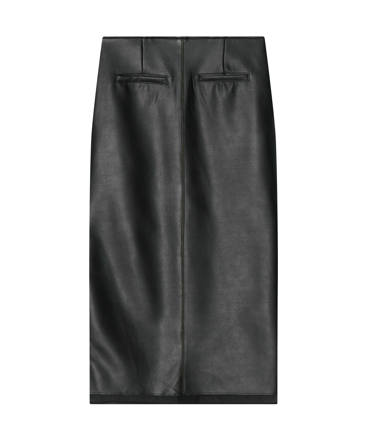 메이버유(MAYVERU) norby leather skirt _ Black