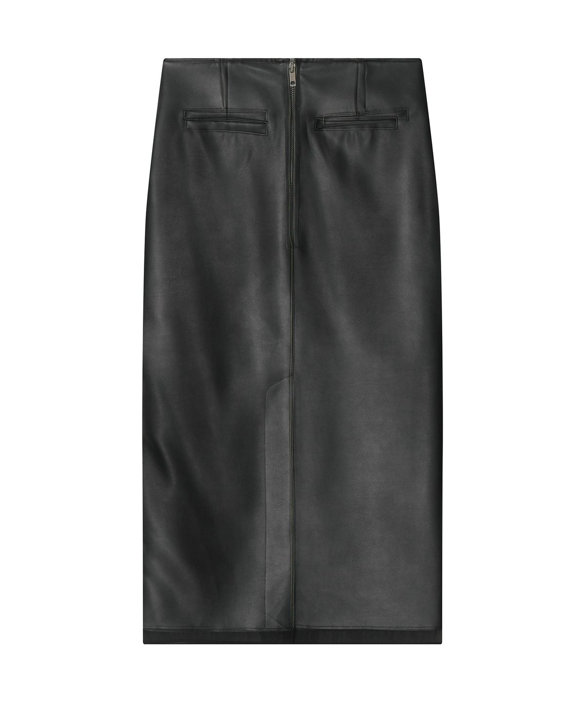 메이버유(MAYVERU) norby leather skirt _ Black