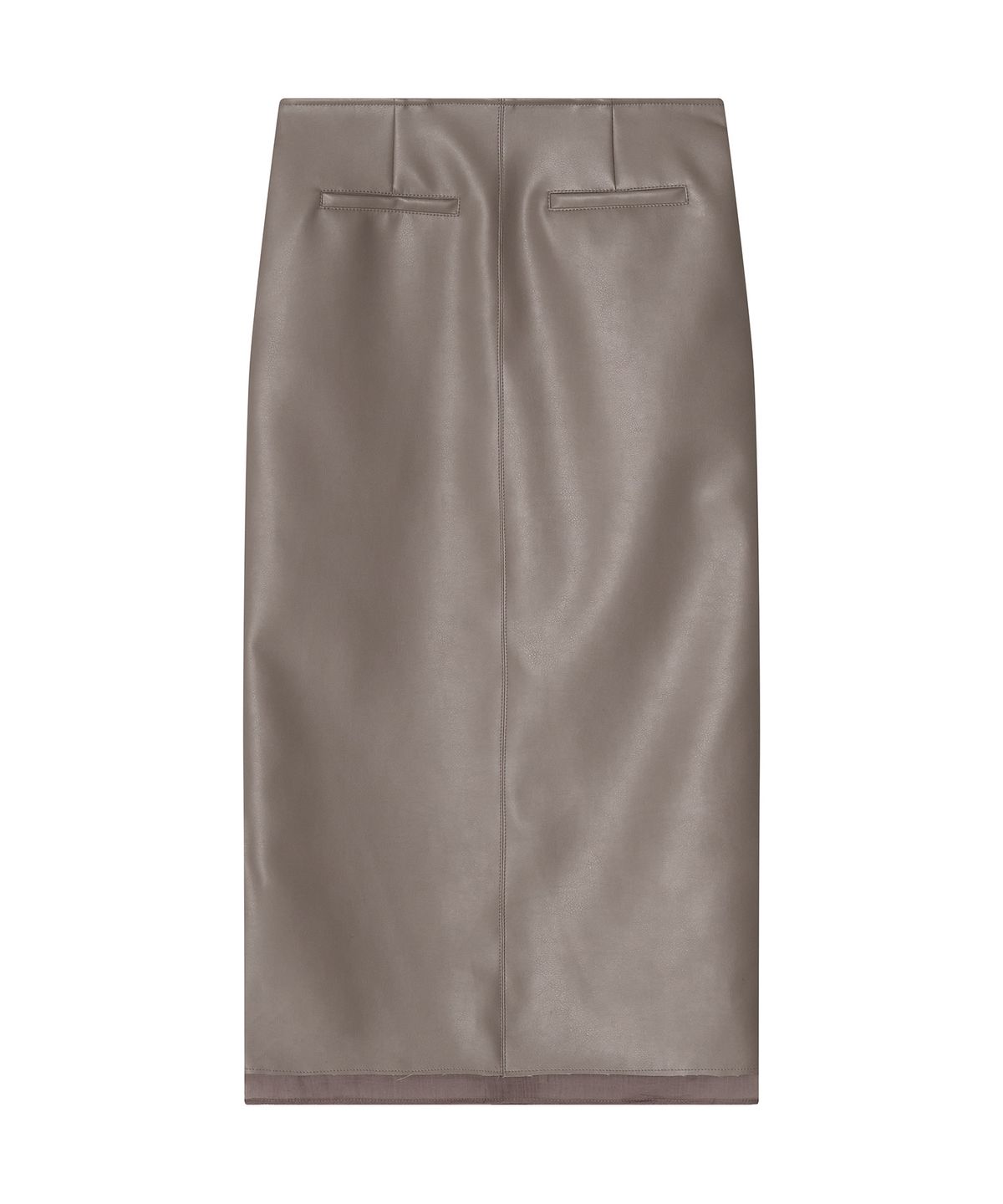메이버유(MAYVERU) norby leather skirt _ Beige