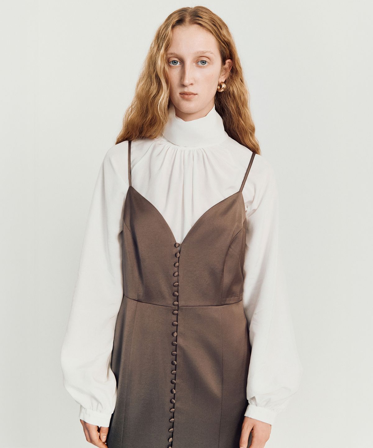 메이버유(MAYVERU) Nola slip dress _ Khaki