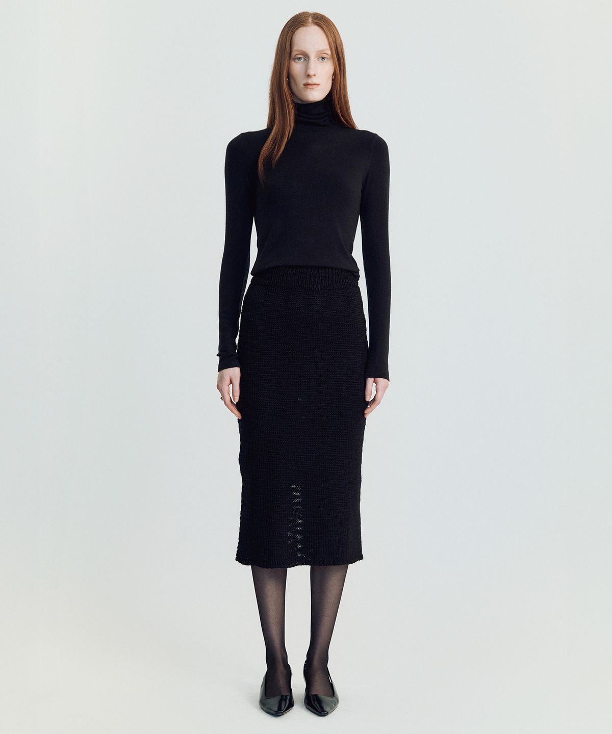 메이버유(MAYVERU) Shawble tweed skirt _ Black