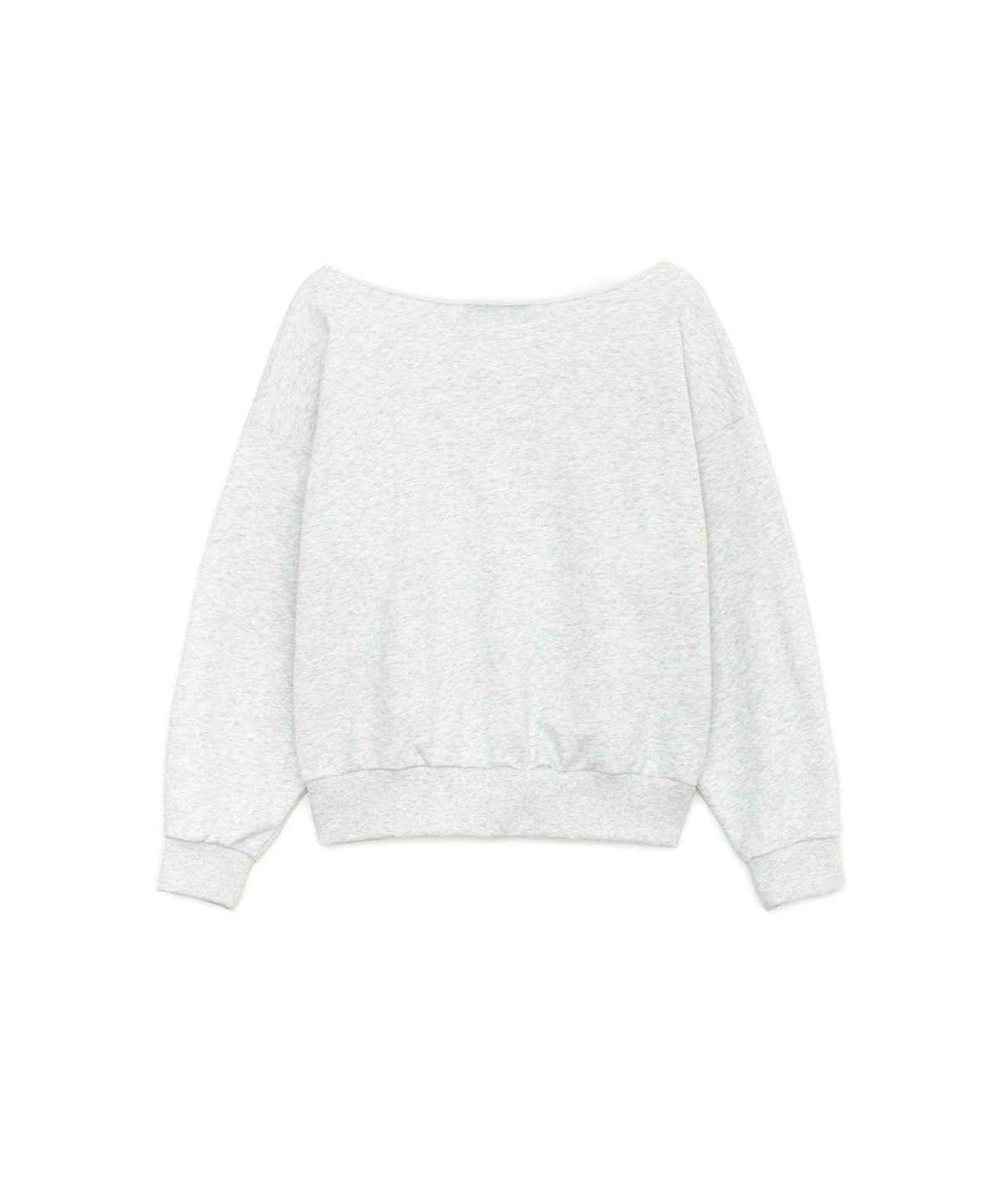 썬번프로젝트(SUNBURNPROJECT) Off-shoulder Sunburn Sweatshirt, MELANGE GRAY