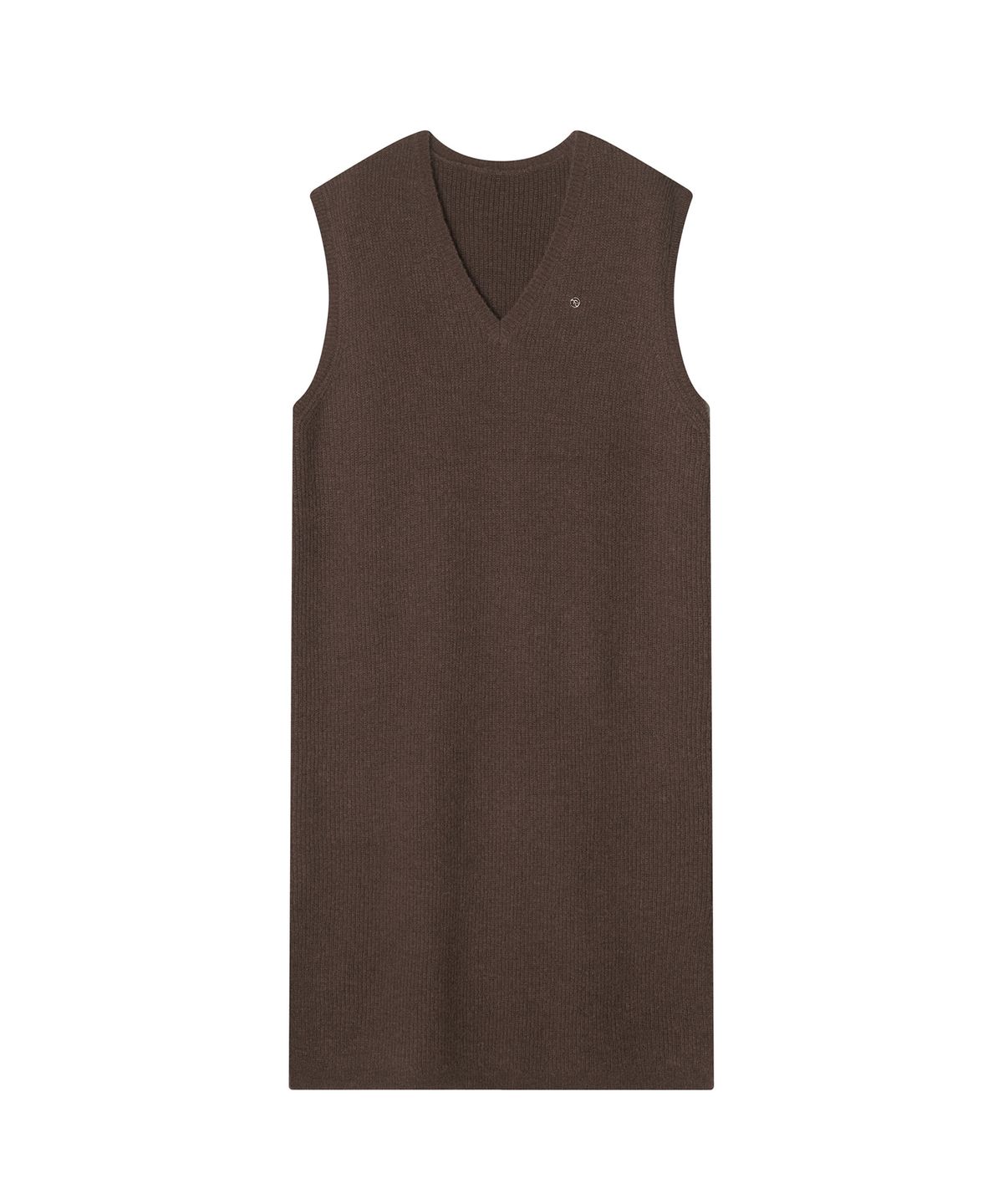 메이버유(MAYVERU) Volodina Knit Long Vest _ Brown