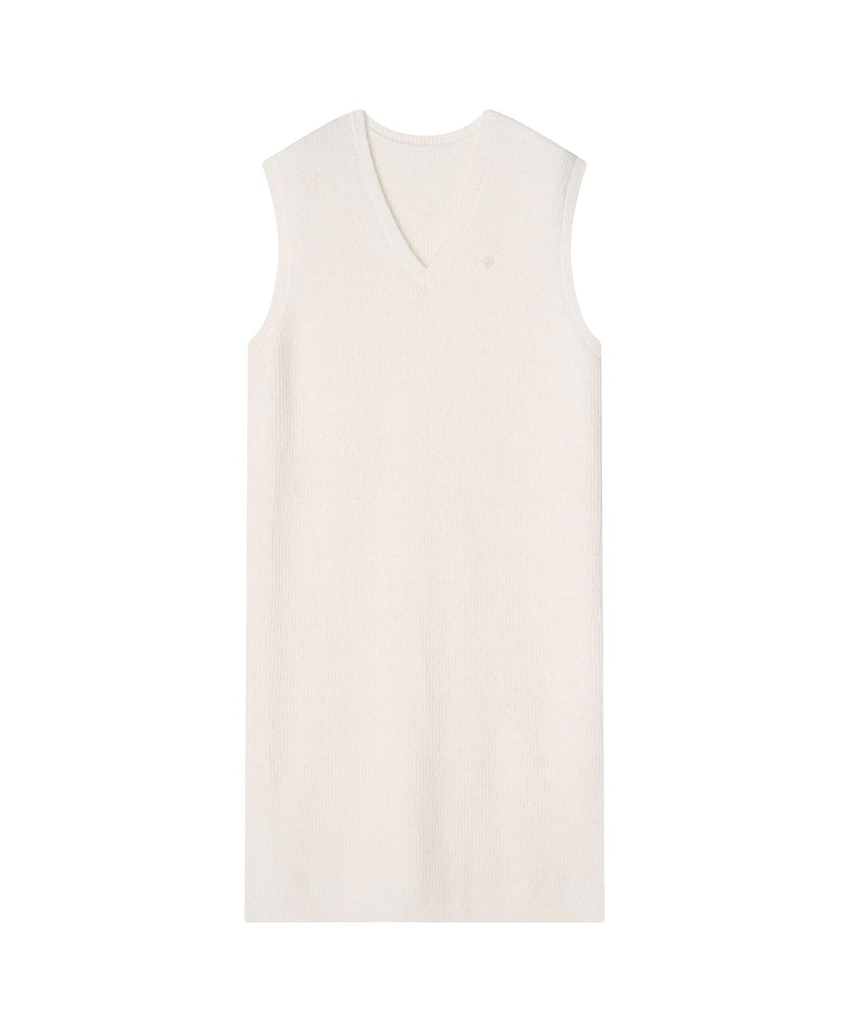 메이버유(MAYVERU) Volodina Knit Long Vest _ Ivory