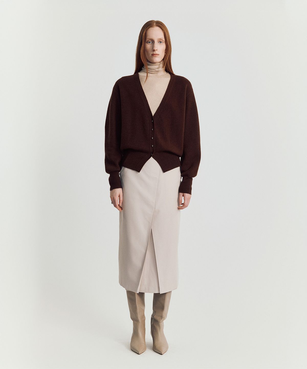 메이버유(MAYVERU) Dore wool cardigan _ Brown