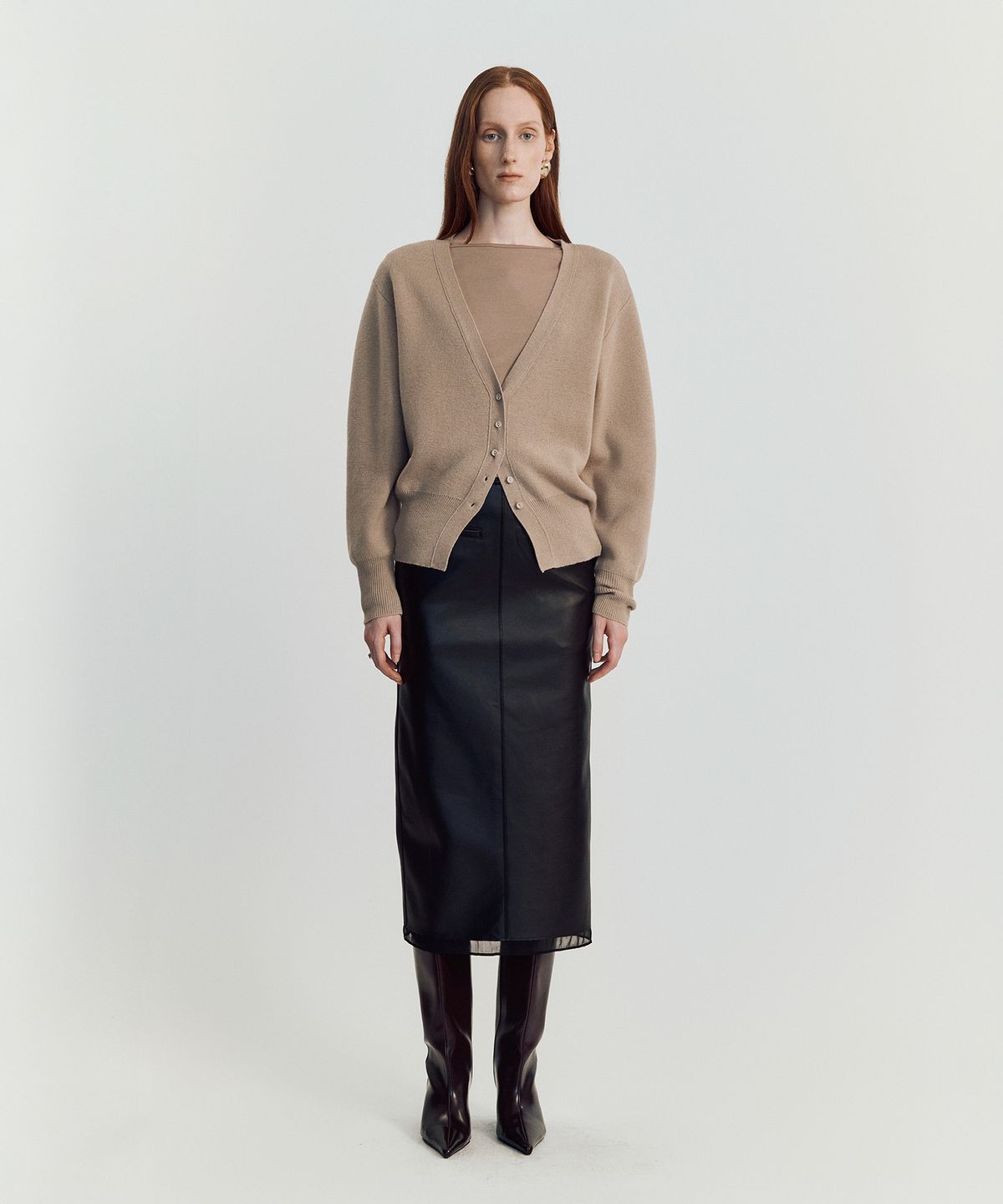 메이버유(MAYVERU) Dore wool cardigan _ Beige