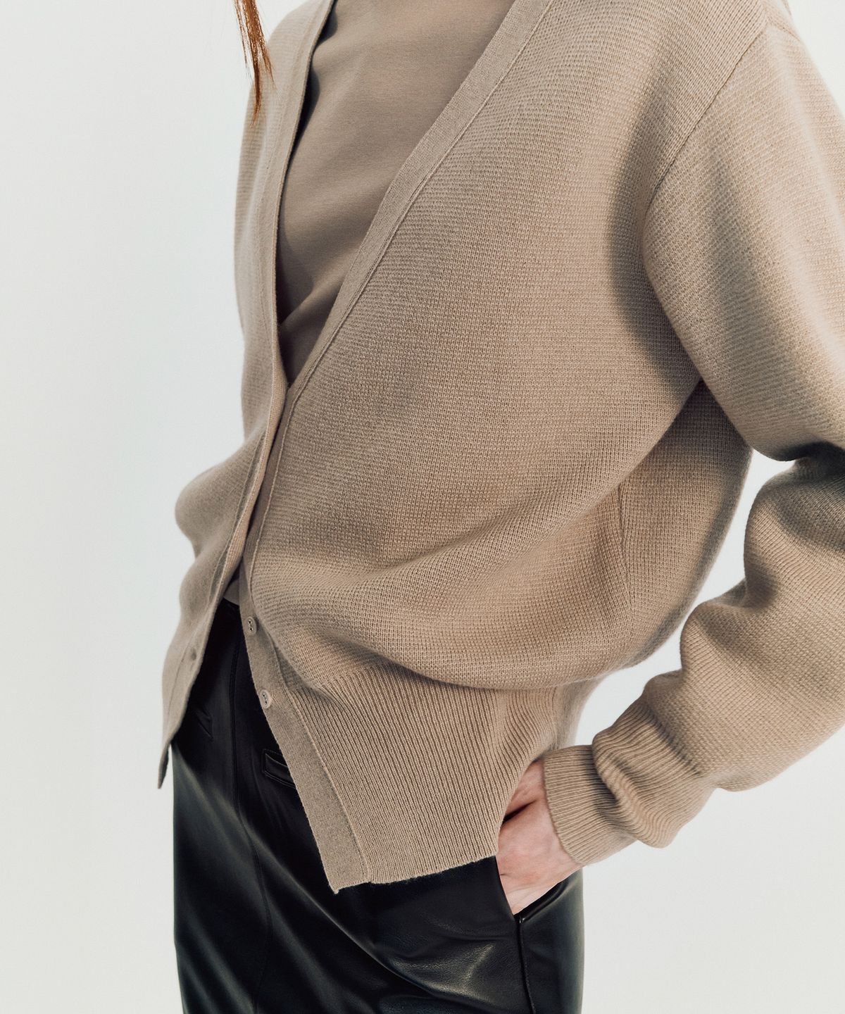 메이버유(MAYVERU) Dore wool cardigan _ Beige