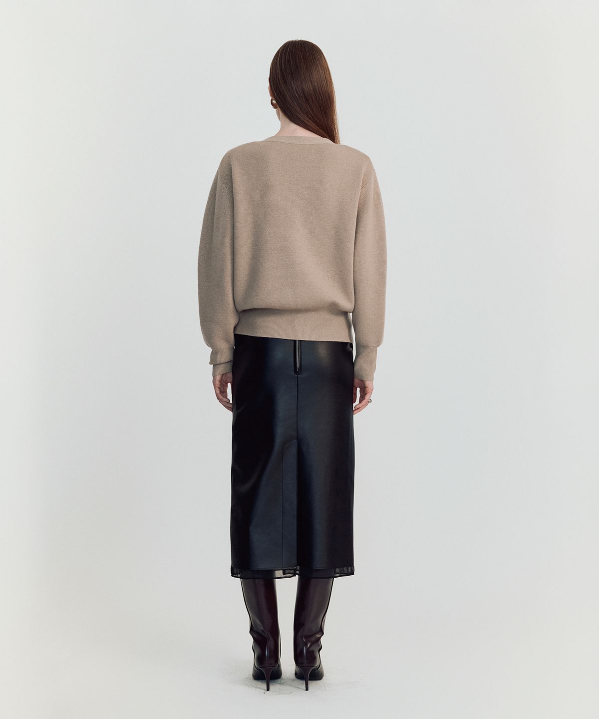 메이버유(MAYVERU) Dore wool cardigan _ Beige