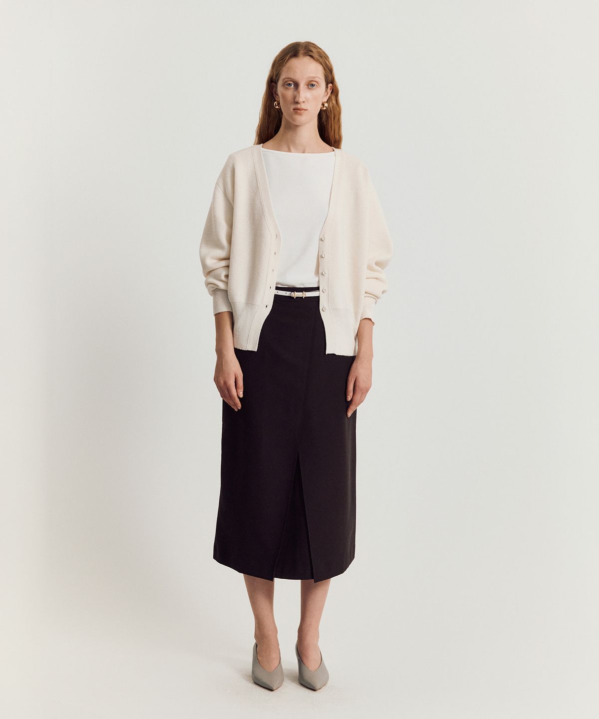 메이버유(MAYVERU) Dore wool cardigan _ Ivory